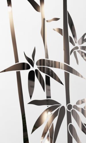 Etched Glass Bamboo