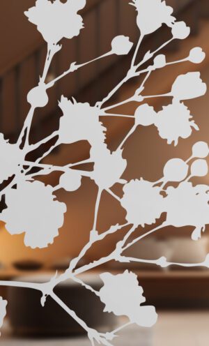 Etched Glass Gypsophila