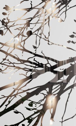 Last Leaves Etched Glass